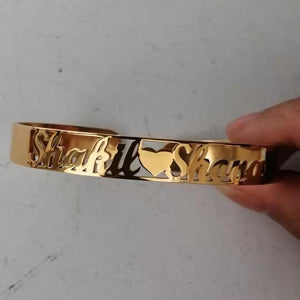 Customized Name Bangle - K World Bizarre