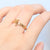 Customized 14k Gold Plated Name Ring - K World Bizarre