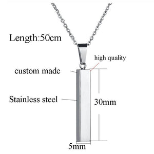 Stainless Steel Bar Necklace - K World Bizarre