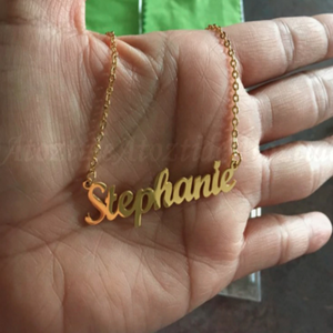 Customized 14k Gold Plated Necklace - K World Bizarre