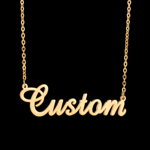 Customized 14k Gold Plated Necklace - K World Bizarre