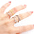 Customized 14k Gold Plated Name Ring - K World Bizarre