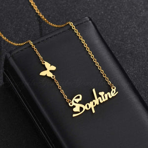 "Sophine" Butterfly Necklace - K World Bizarre